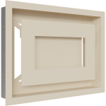 KRATKI ΠΕΡΣΙΔΑ 22/30K/WIND 22X30CM ΚΡΕΜ