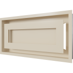 KRATKI ΠΕΡΣΙΔΑ 22/45K/WIND 22X45CM ΚΡΕΜ - Image 5