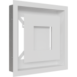 KRATKI ΠΕΡΣΙΔΑ 22B/WIND 22X22CM ΛΕΥΚΗ
