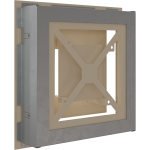KRATKI ΠΕΡΣΙΔΑ 22K/WIND 22X22CM ΚΡΕΜ - Image 6