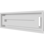 KRATKI ΠΕΡΣΙΔΑ 49B/WIND 17X49CM ΛΕΥΚΗ - Image 6