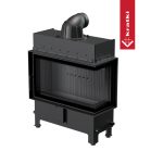 KRATKI LUCY/14/SLIM/P/NEW/BLACK ΔΕΞΙΑ ΓΩΝΙΑ (A+) ECODESIGN 10KW (80-100M2) ΕΝΕΡΓΕΙΑΚΟ ΤΖΑΚΙ ΑΕΡΟΘΕΡΜΟ ΜΕ ΑΝΟΙΓΟΜΕΝΗ ΠΟΡΤΑ ΚΑΙ ΜΑΥΡΑ ΚΕΡΑΜΙΚΑ TERMOTEC