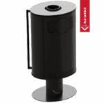 Χαλύβδινη σόμπα σε βάθρο KRATKI ERIK Ø 150 5,5 kW μαύρη thermotec - Image 6