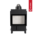 Ατσάλινο ενεργειακό τζάκι KRATKI LUCY SLIM 8 kW Ø 160 - Image 3