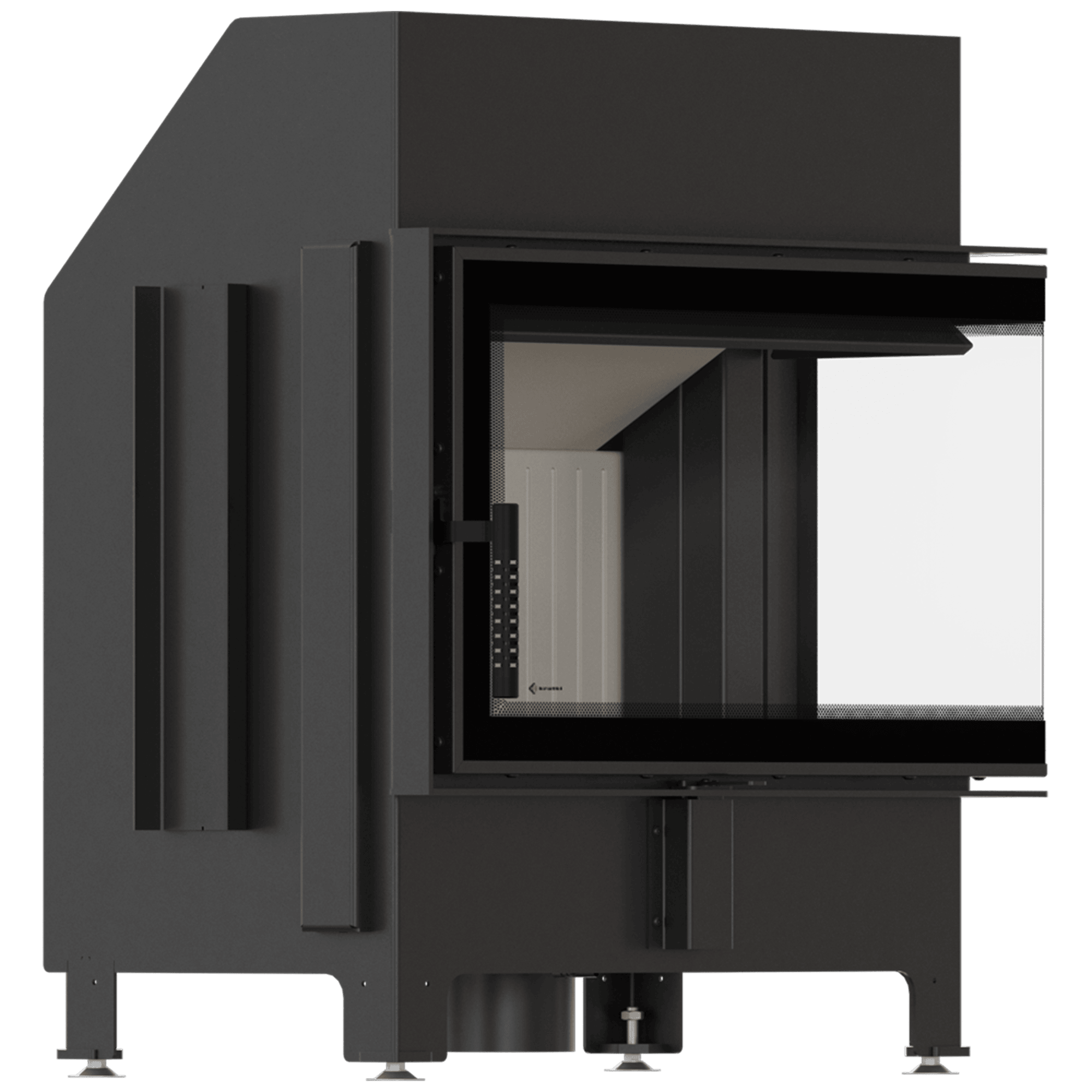 238745_01_zibi_p_eco_0000 Ενεργειακό τζάκι KRATKI ZIBI ECO 9,9 kW Ø 180 γωνιακό δεξί - Image 1