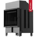 Ενεργειακό τζάκι KRATKI ZIBI ECO 9,9 kW Ø 180 μαύρο thermotec - Image 4
