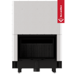Ενεργειακό τζάκι KRATKI ZIBI ECO 9,9 kW Ø 180 συρόμενη πόρτα, μαύρο thermotec - Image 3