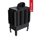 Τζάκι συσσώρευσης θερμότητας KRATKI NORRA 9,9 kW Ø 200 - Image 6